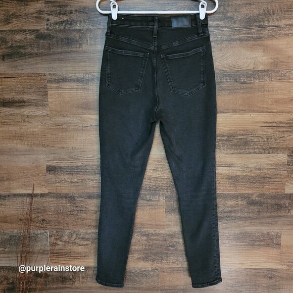 Madewell Jeans Size 27 Curvy High Rise Skinny Starkey Wash MB379 Tummy Control - Picture 2 of 13